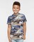 Youth Camouflage Crewneck Short Sleeve T-Shirt for School & Active Play Wear